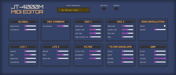 Opens the JT4000 Software