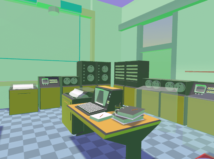 VR Lab Room setting