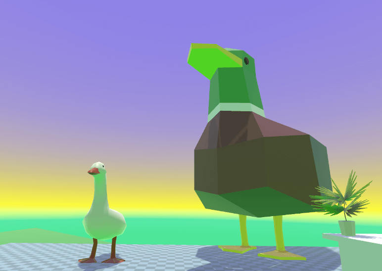 A Giant Duck